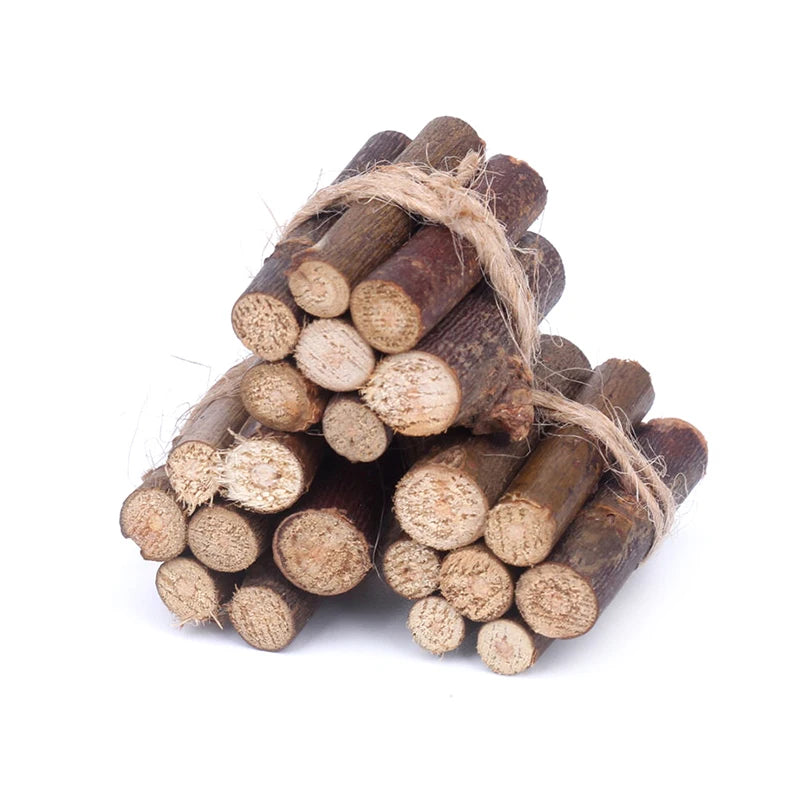 3Bundles 1 12 Dollhouse Miniature Bonfire Firewood Model Party Living