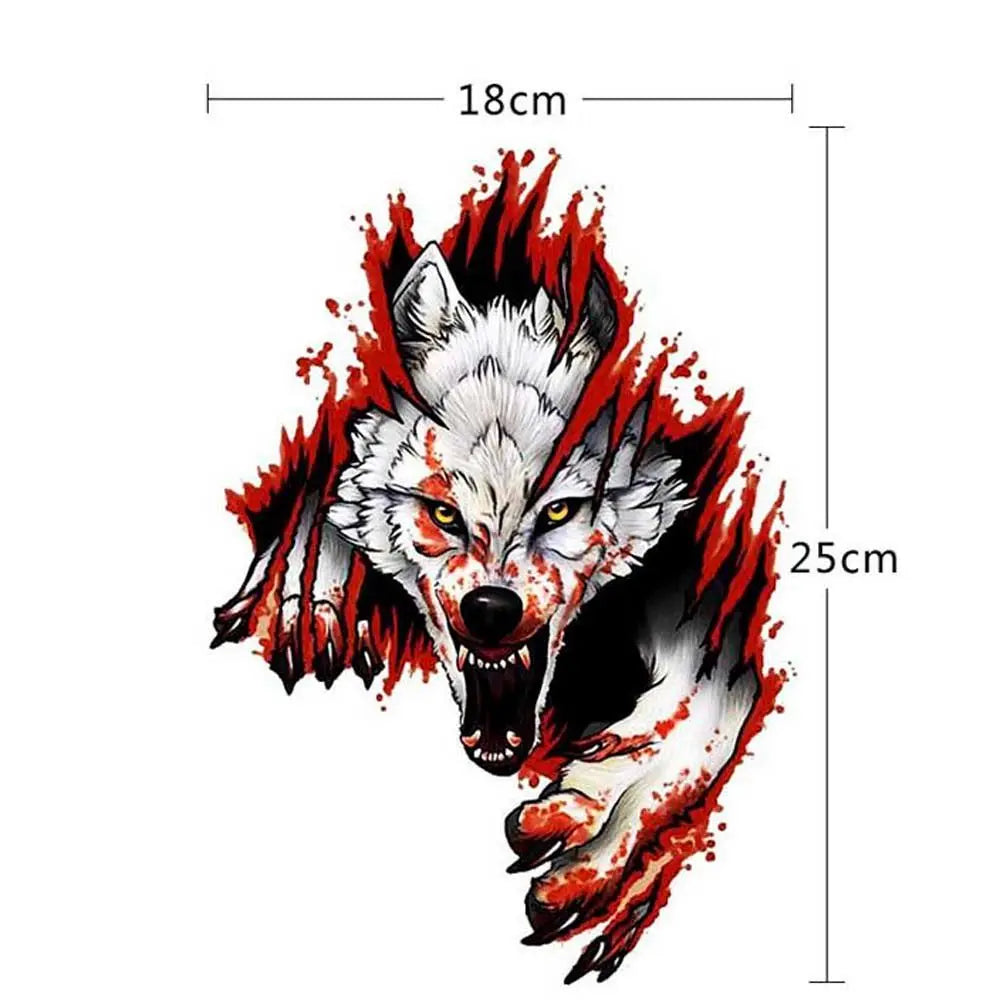 Blocking Car Styling Accessories Self-adhesive 3D Realistic Sticker Zpaxo