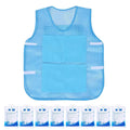 Cooling Vest 8 Reusable Ice Packs Wearable Cold Wrap Gadgets Outdoor
