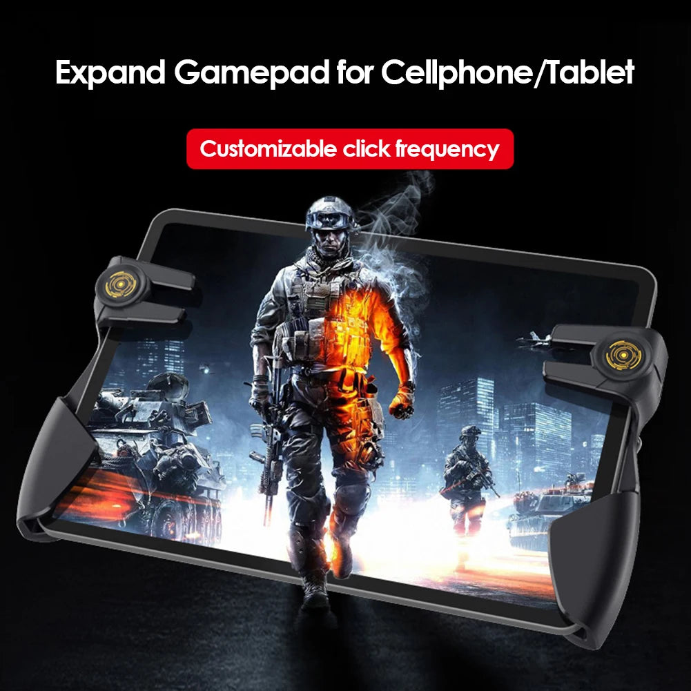 Six Finger Game Controller Gamepad Trigger Handle Button Gamepad Joystick Grip Tablet Accessories for Tablet Phone Mobile Zpaxo China Mainland