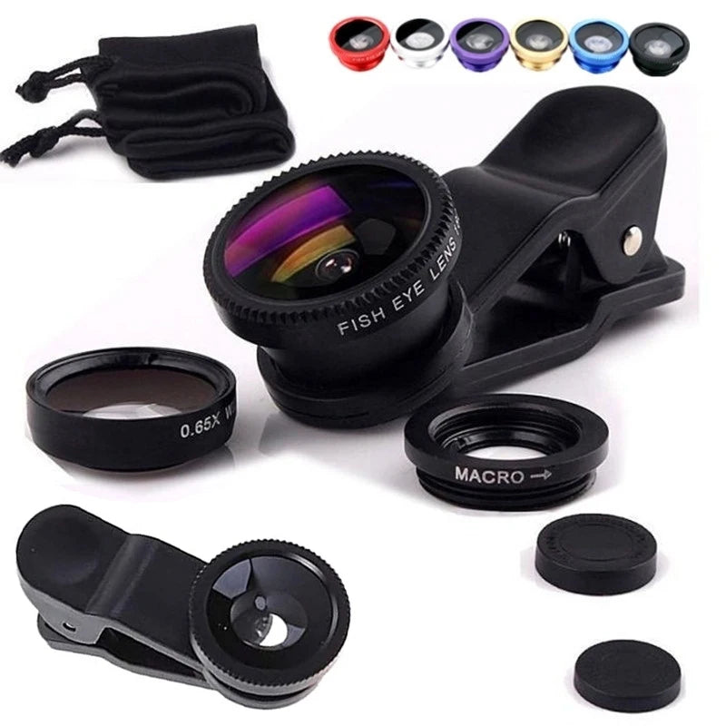1 Fisheye Wide Angle Micro Camera Lens Iphone 0 67X Zoom Fish Eye Len