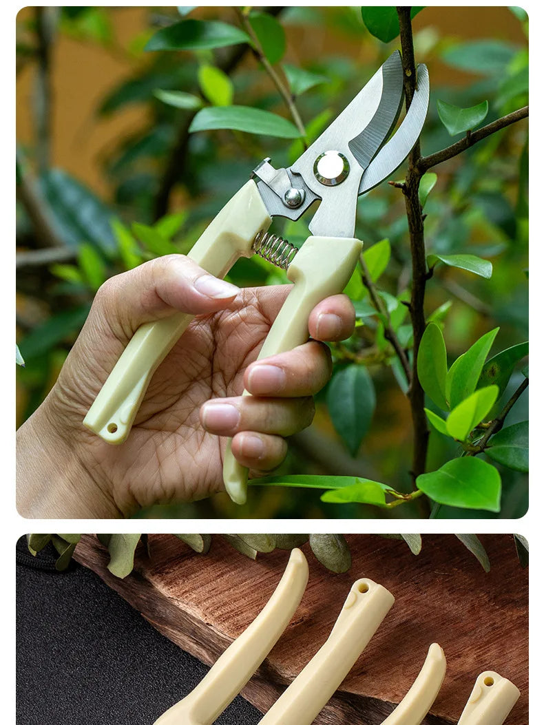 Horticultural Scissors Bird Beak Shape Branch Pruning Labor Saving Pruning Stainless Steel Picking Multifunctional Fruit Scissor Zpaxo