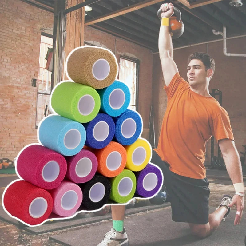 Colorful Elastic Kinesiology Tape Therapeutic Waterproof Muscle Zpaxo