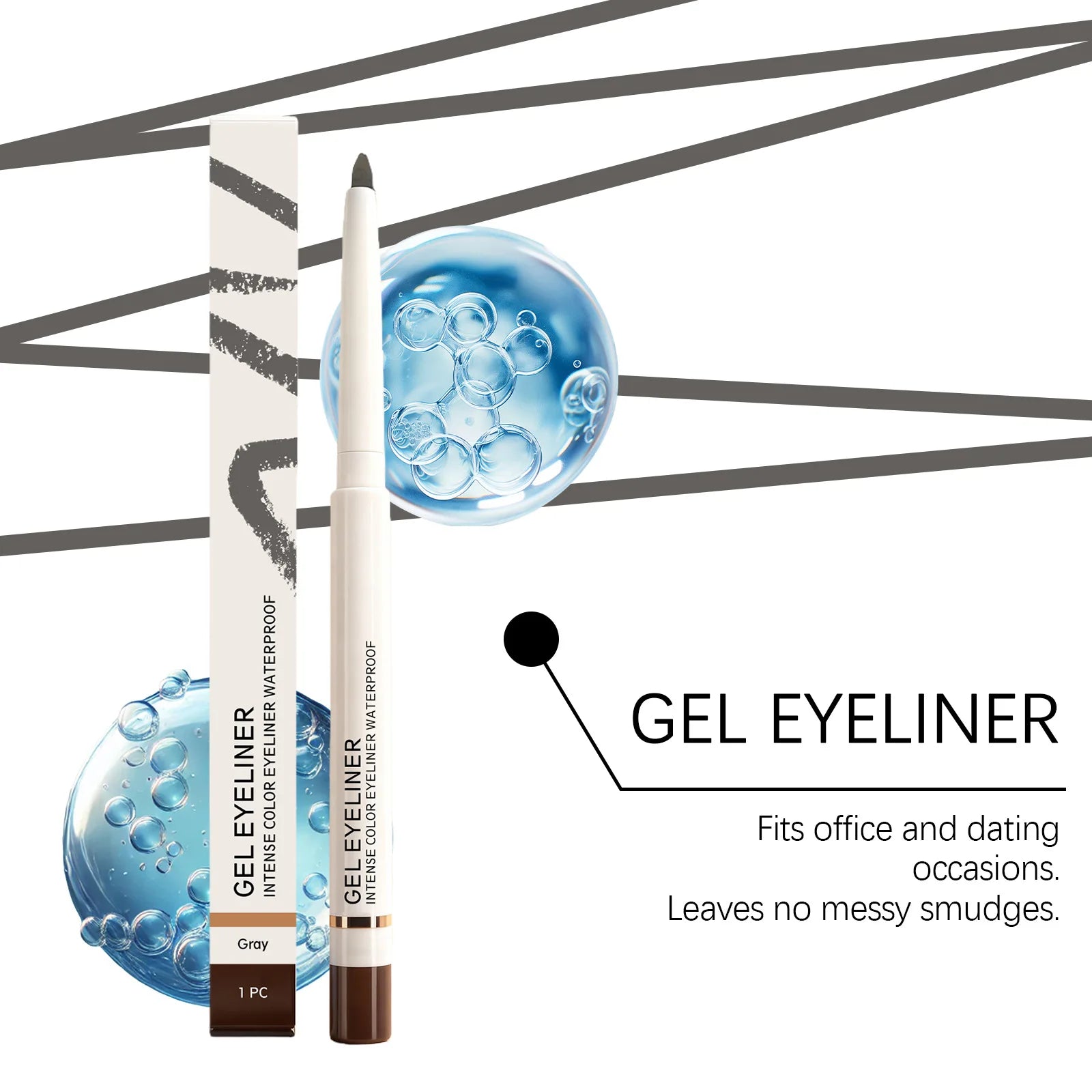 Waterproof Matte Eyeliner Pencil – Long-Lasting & Quick Dry Eyeliner Pencil Zpaxo