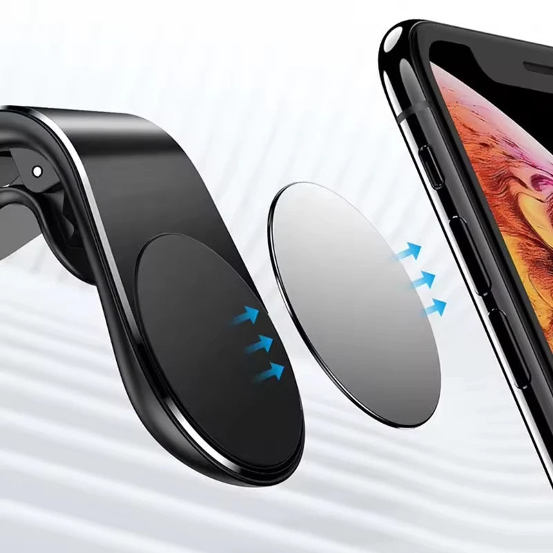 Universal Magnetic Car Phone Holder Air Vent Clip Mount 360 Rotation