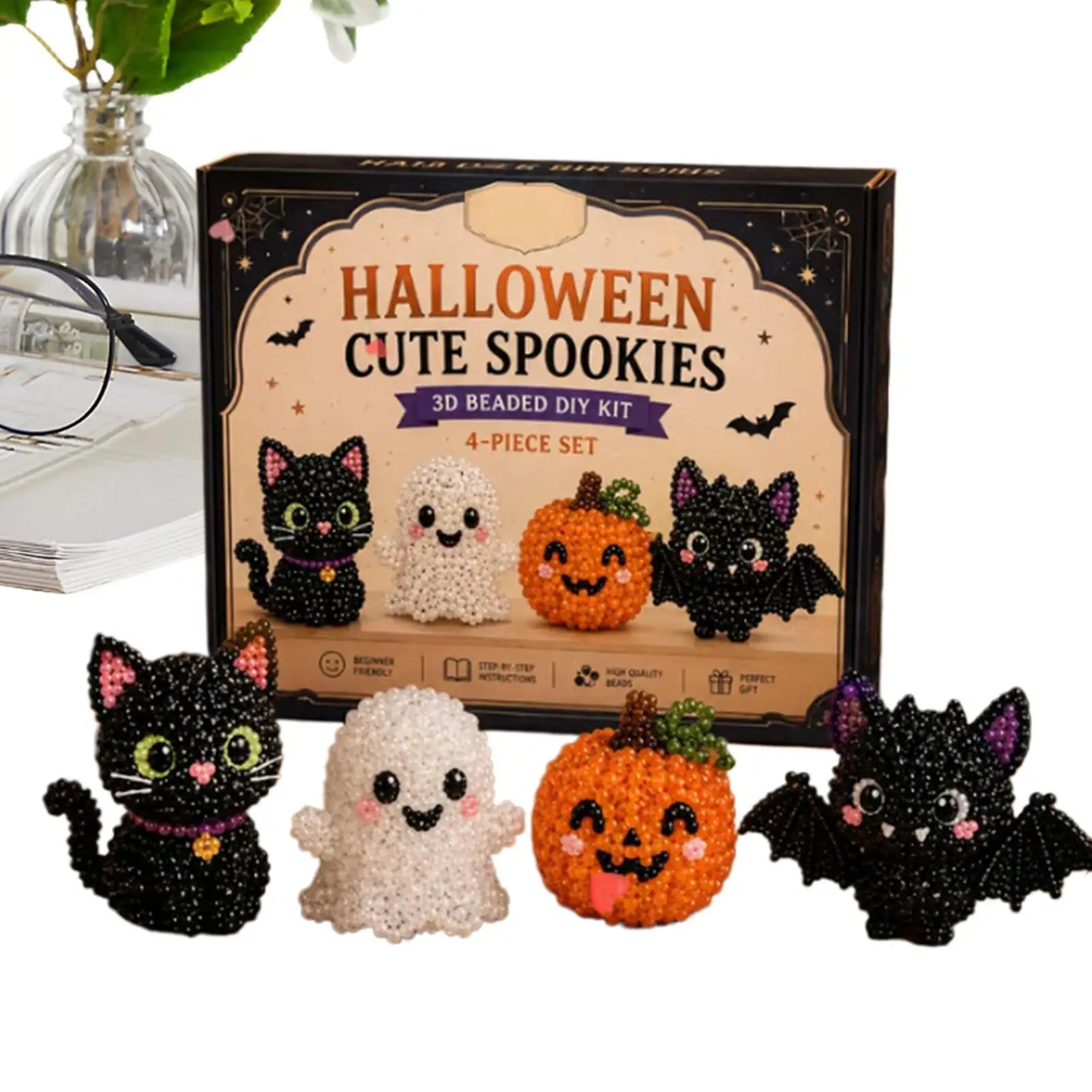 Beaded Animal Kit Cute Design 3D Animal Creative Colorful Beading Embroidery Kit For Beginners Craft Lovers Adults Enthusiasts Zpaxo