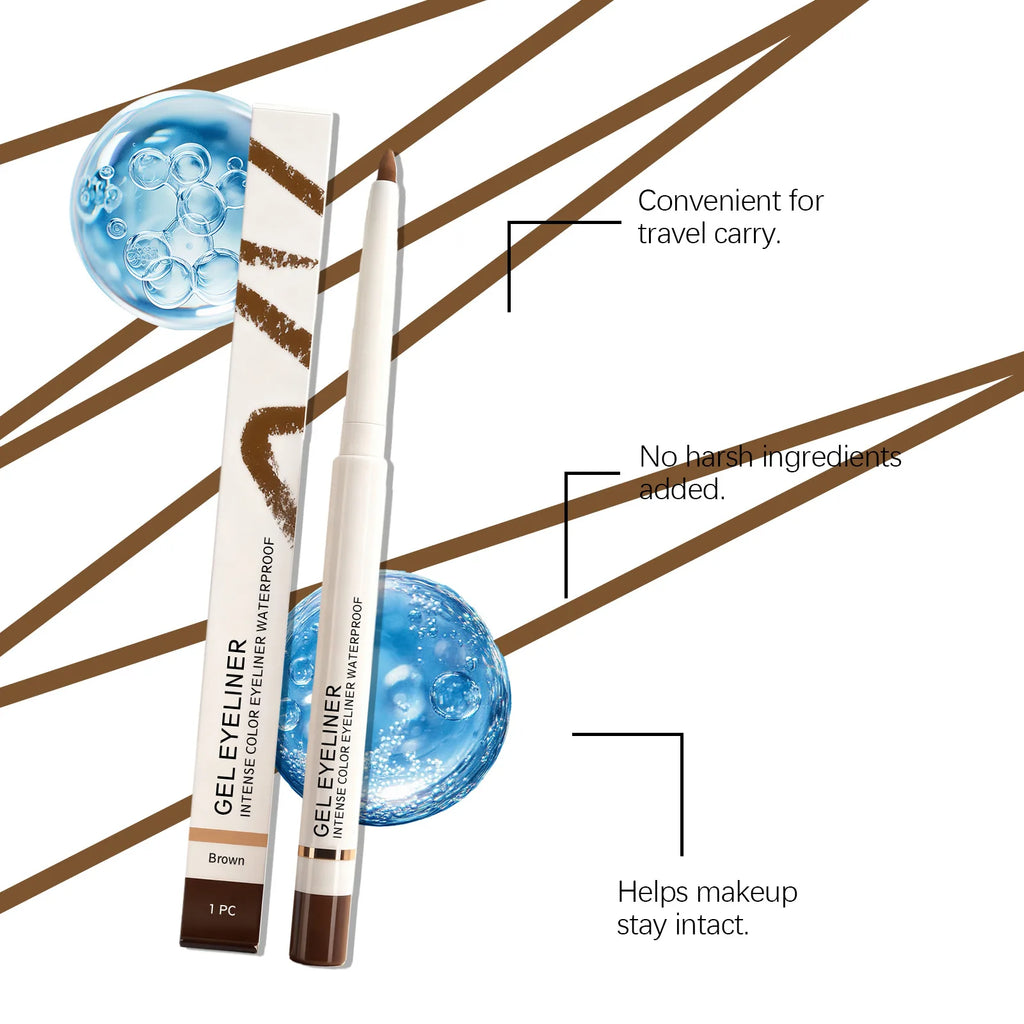 Waterproof Matte Eyeliner Pencil – Long-Lasting & Quick Dry Eyeliner Pencil Zpaxo