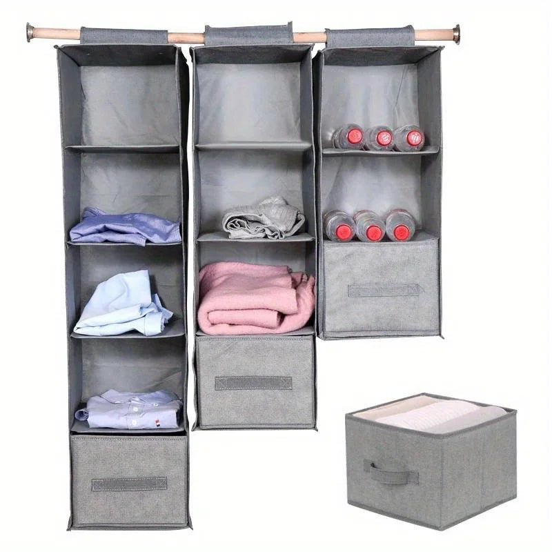 1 3 4 Layer Storage Hanging Bag Multifunctional Clothing Organizing