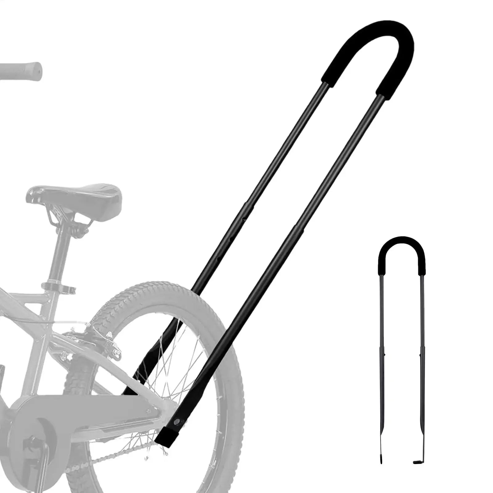 Bike Training Bar Children Cycling Safety Trainer Handle Kids Riding