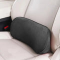 Ergonomic Breathable Car Headrest Anti-fatigue Memory Cotton Protective Lumbar Support Universal Soft Neck Rest Cushion Zpaxo Black