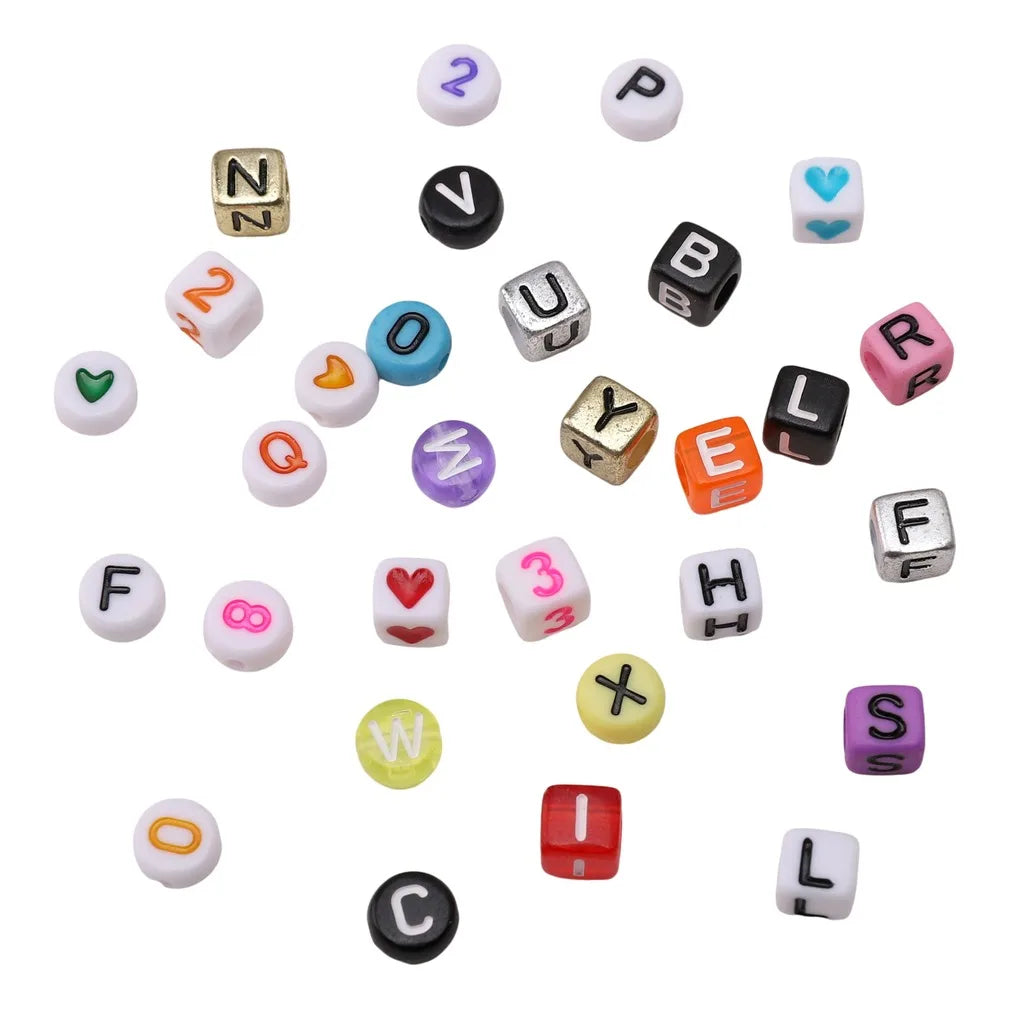 1080-Pc Acrylic Letter Bead Set – 15-Grid DIY Jewelry Kit DIY Bead Jewelry Kit Zpaxo