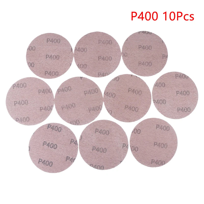 10Pcs 5inch Hook & Loop Abrasive Dust Free Grid Sanding Paper 125mm Mesh Sanding Discs Anti-Blocking Grinding Sandpaper For Car Zpaxo A6