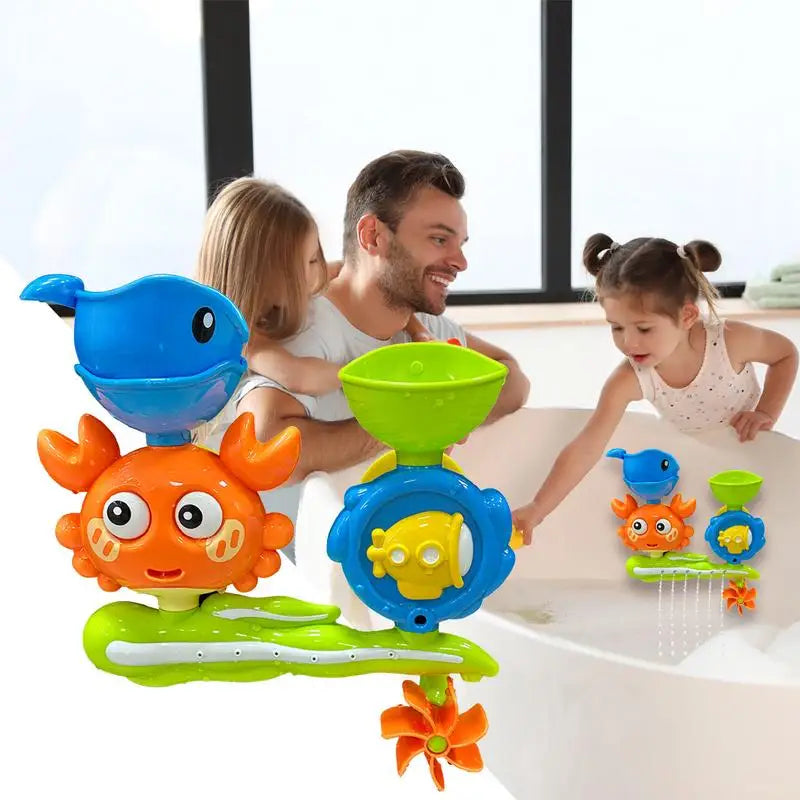 Suction Cup Bath Toys Child Bathroom Toys Beach Swimming Pool Entertainment Tool Kids Bathroom Playing Supplies For Bathtub Zpaxo