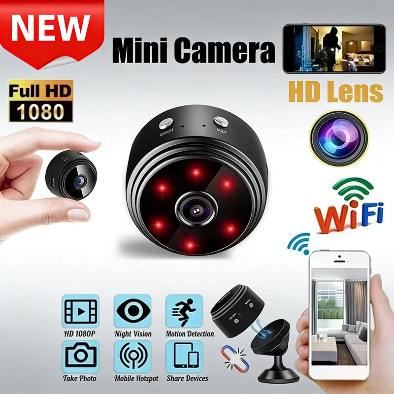 Wireless Wifi Camera 4K HD A9 Mini Video Recorder Security Monitoring