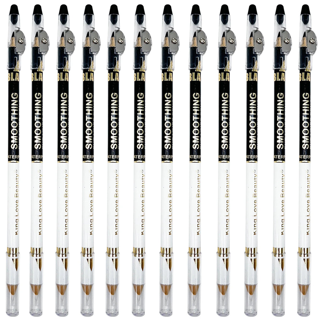 Double Head Eyeliner Pen Suit Waterproof Sweat Proof Smooth Lasting Zpaxo BP005-set