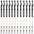 Double Head Eyeliner Pen Suit Waterproof Sweat Proof Smooth Lasting Zpaxo BP005-set