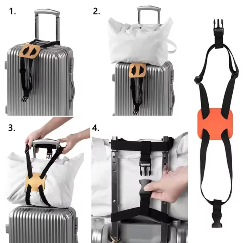 Anti-lost Binding Belt Cross Strap Travel Suitcase Accessories