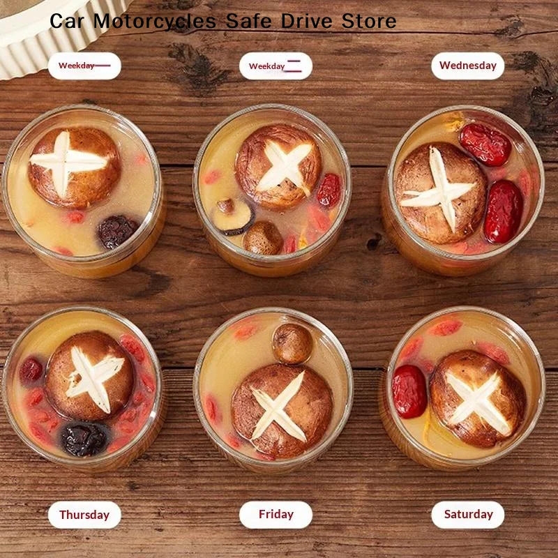 CM1Pc 240 Glass Food Storage Jar Sealed Juice Container Cereals