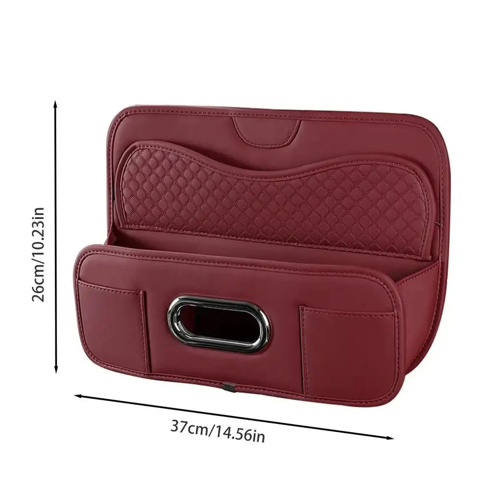 Partition Design Car Backseat Storage Box Water-proof Space Saving Zpaxo