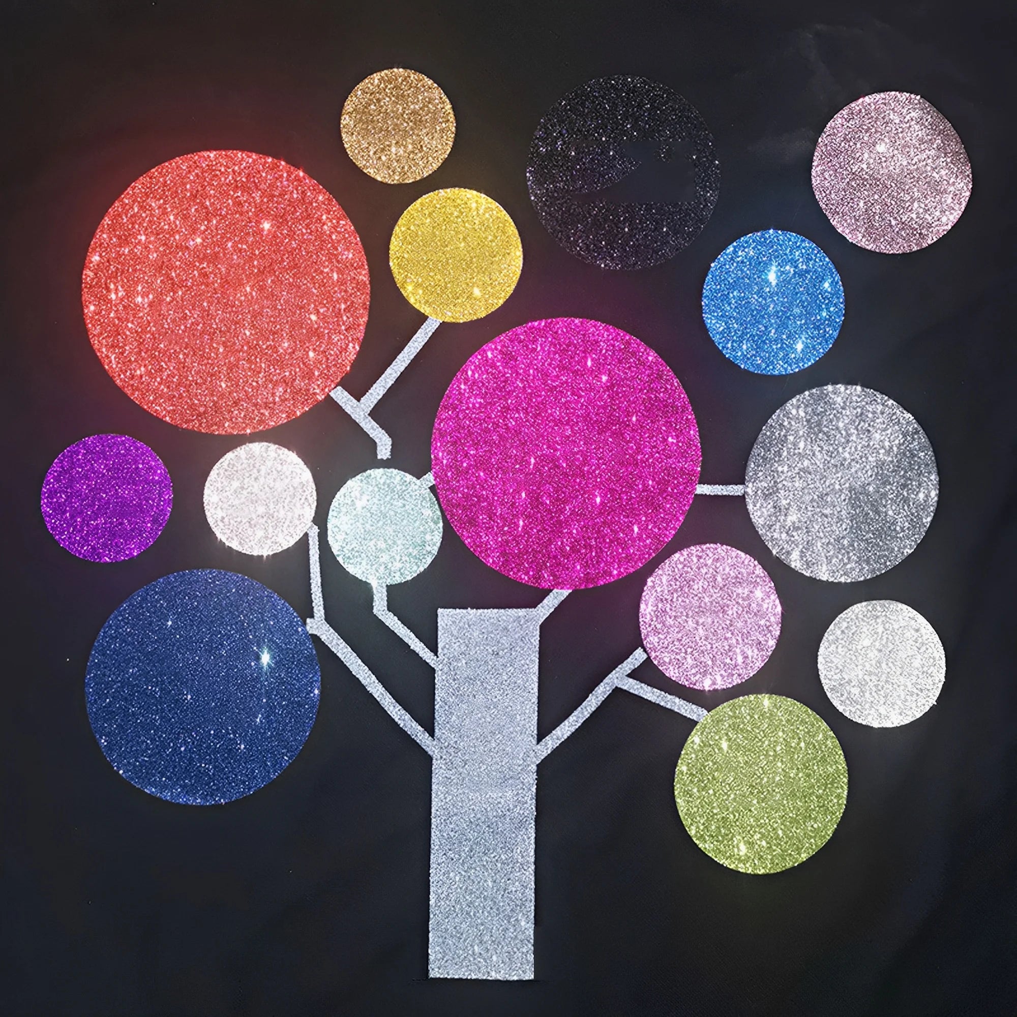 20 Sheets Glitter Heat Transfer Vinyl, Iron-on Vinyl Glitter HTV Perfect for Heat Press on T-Shirts, Clothes, Bags, Pillows Zpaxo