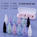 Pencil Tips Apple 1st 2nd Generation Ipencil Sensitivity Nibs Zpaxo Pink Case-12 Pack