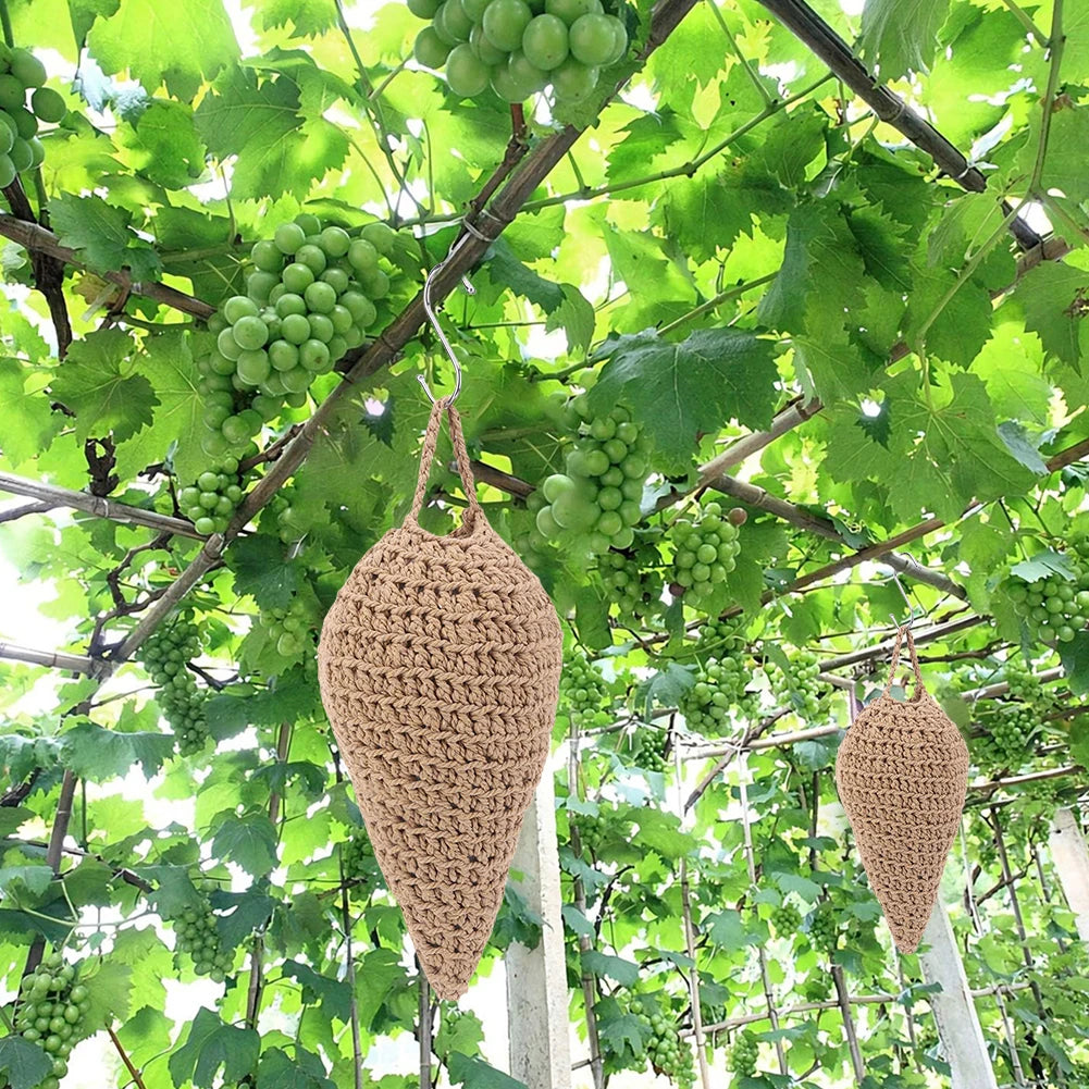 Crochet Wasp Nest Decoy Fake Hornet Nest with Hook Wasp Deterrent Decoy Faux Hornets Nest for Housewarming Gift Zpaxo