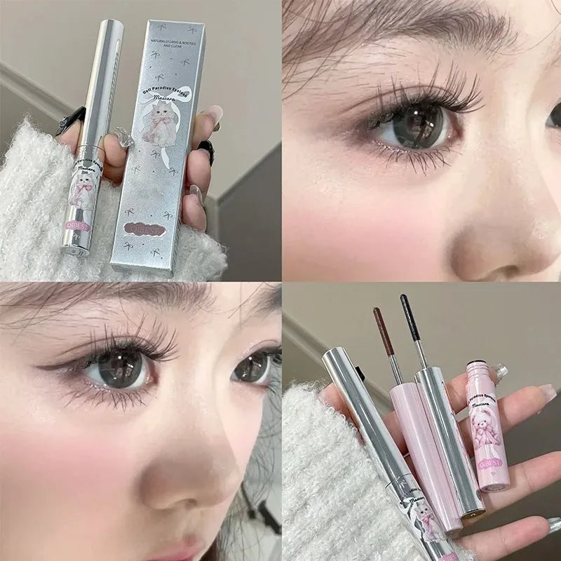Silk Fiber Curling Mascara Ultra-fine Brush Waterproof Long Lasting