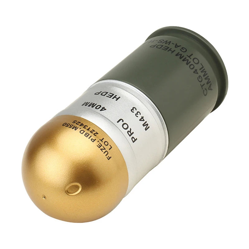 M433 HEDP Cartridge Dummy Grenade Model Military Fan Collection Toy Zpaxo