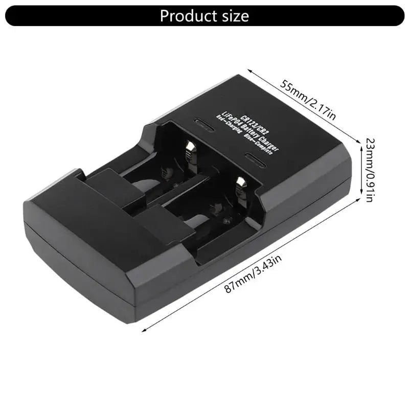 652F CR2 LiFePo4 Rechargeable Battery 3 2V RCR123 RCR2 16340 17335 Zpaxo