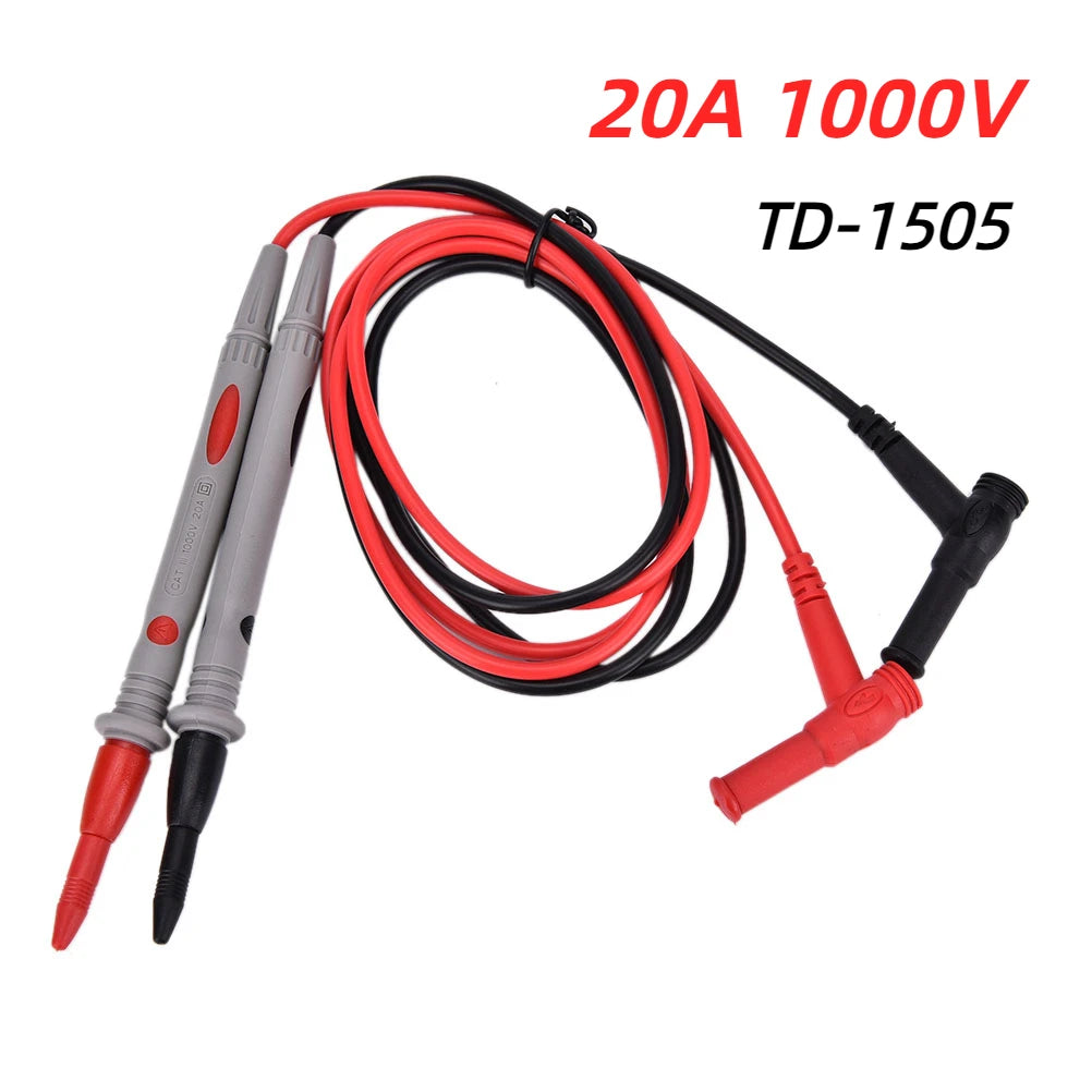 ▶1Set 1000V 20A 10A Digital Multimeter Multi Meter Test Lead Probe Wire Pen Cable Universal Zpaxo 20A