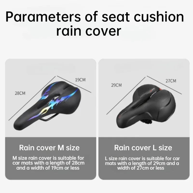 Heavy-duty Bicycle Seat Cover High-quality PVC Sun-resistant Non-slip