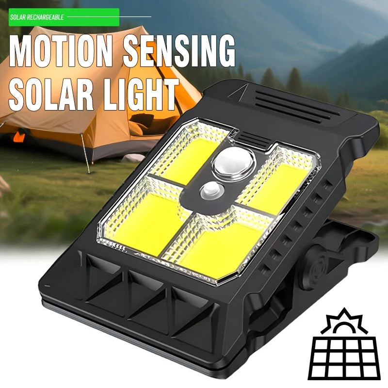 Solar Clip-On Motion Sensor LED Light | 3 Modes, IP65