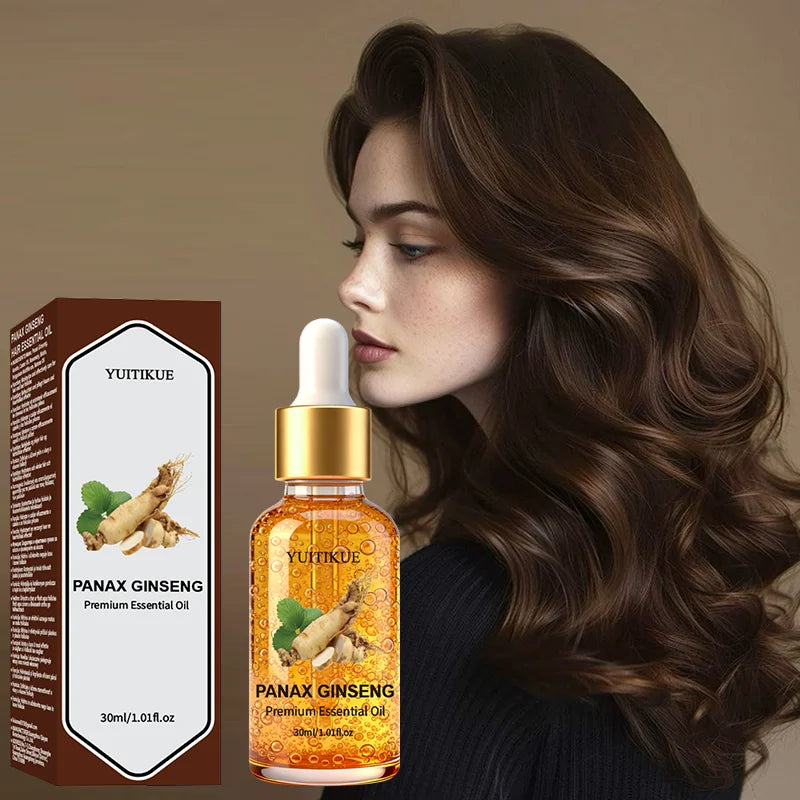 YUITIKUE Natural Ginseng Hair Oil – Nourishing & Lightweight Nourishing Hair Oil Zpaxo
