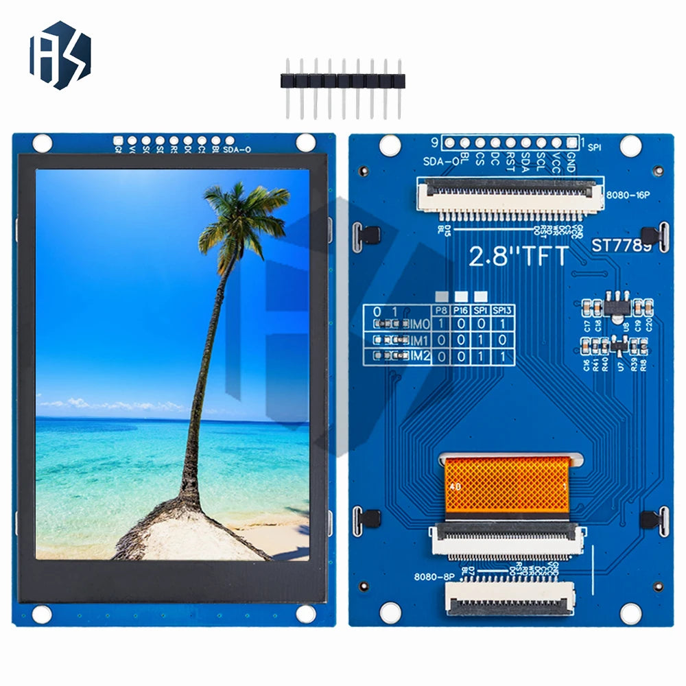 2 4 8 3 5 TFT LCD Display Module 240x320 320x480 SPI Interface Zpaxo