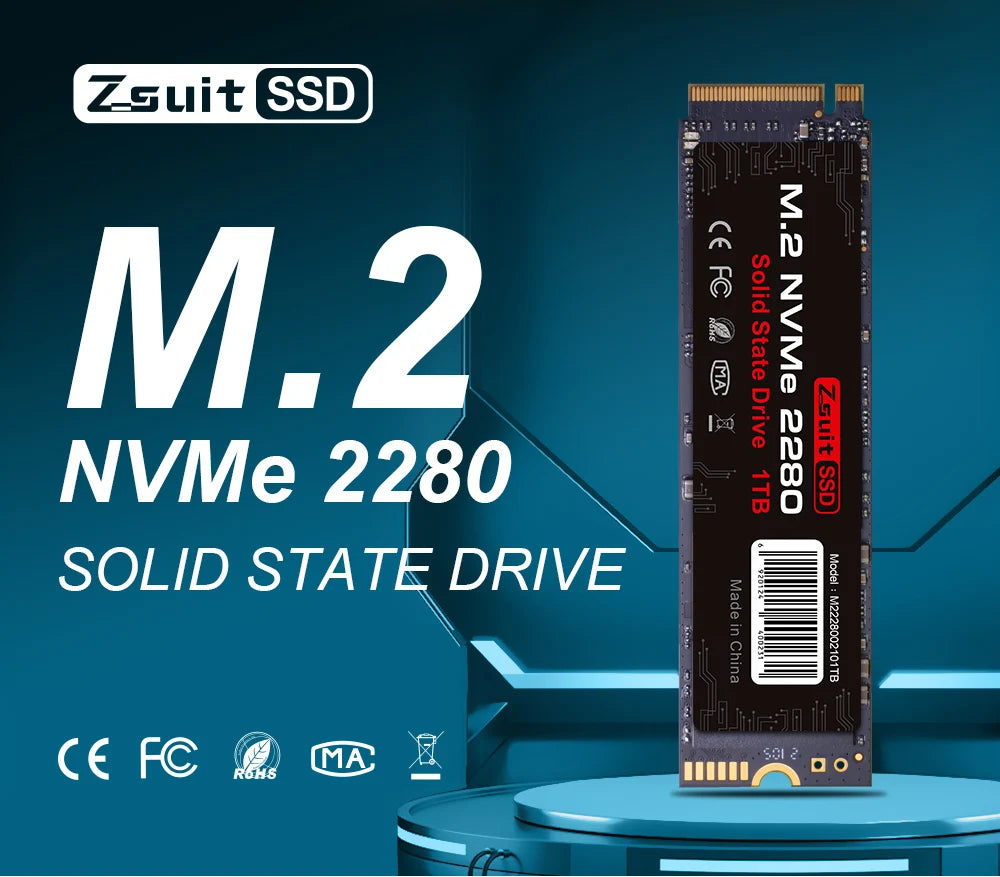 Zsuit SSD 1TB NVME M2 256gb 512GB 128 GB 120 GB SSS M2 NVME Internal Solid State Hard Drive Disk For Notebook Desktop Festplatte Zpaxo 1PCS 512GB