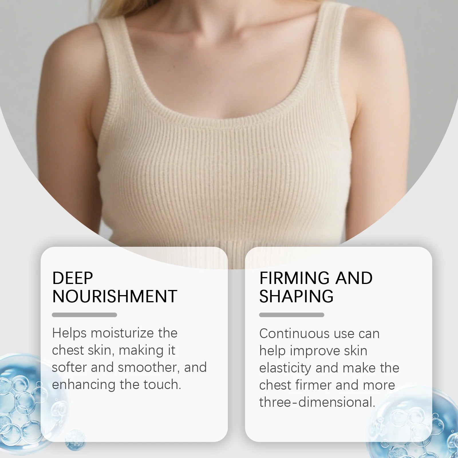 Women's Chest Moisturizing & Firming Massage Cream – 120g Body Firming Cream Zpaxo
