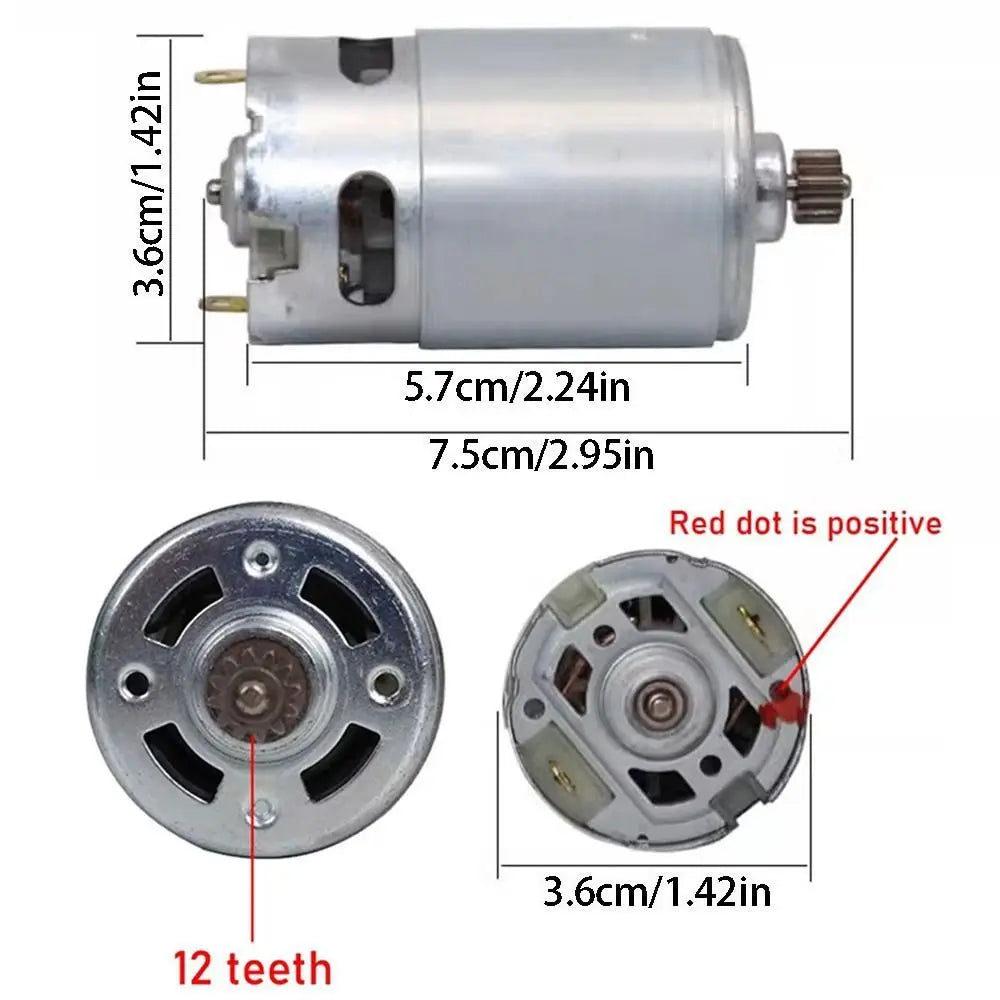 10 8V 12V 14 4V 16 18V 25V RS550 Motor Cordless Metal Power Tool Zpaxo