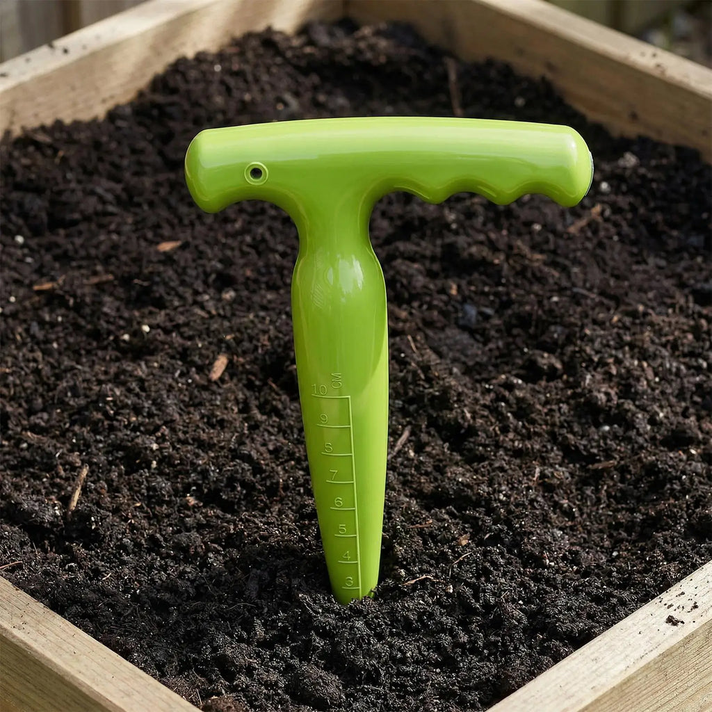Handheld Garden Hole Puncher Clear Scale Planting Tools Lightweight