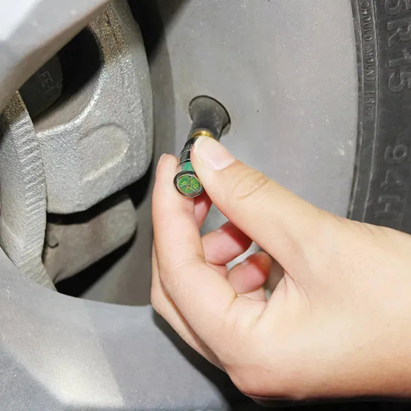 Tire Pressure Valve Cap Sensor Indicator – 4 or 24 Pack