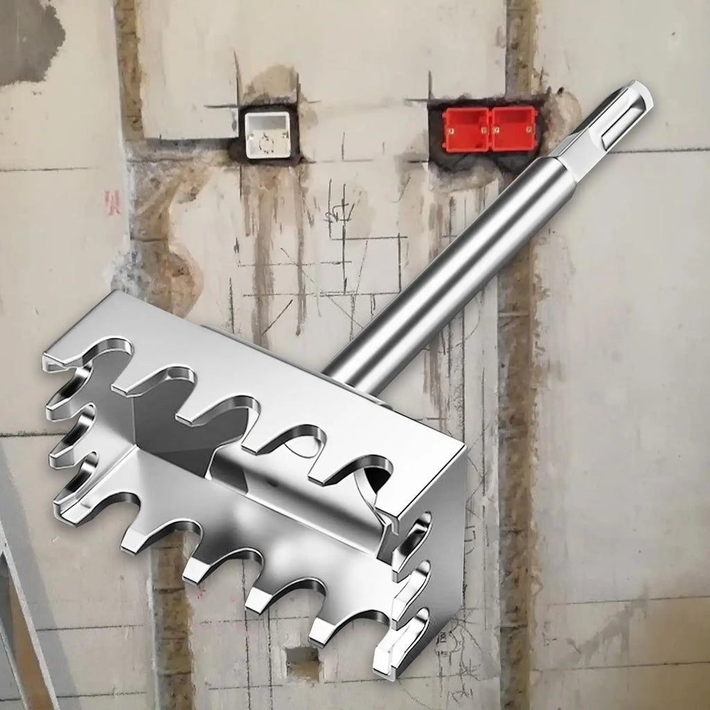 Square Slot Cutter Fit 86 Type Heavy Duty Socket Slot Cutter Carving for Cement Home Improvement DIY Project Brick Concrete Zpaxo