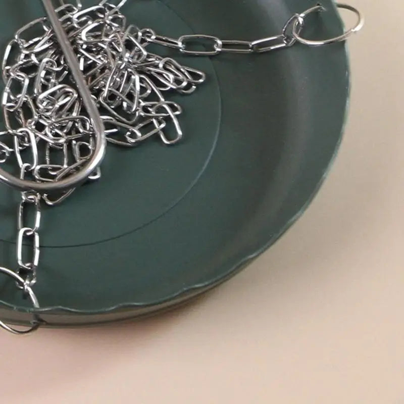 Garden Decoration Bird Bath Feeder With Chain Design For Outdoor Bird Watching Zpaxo