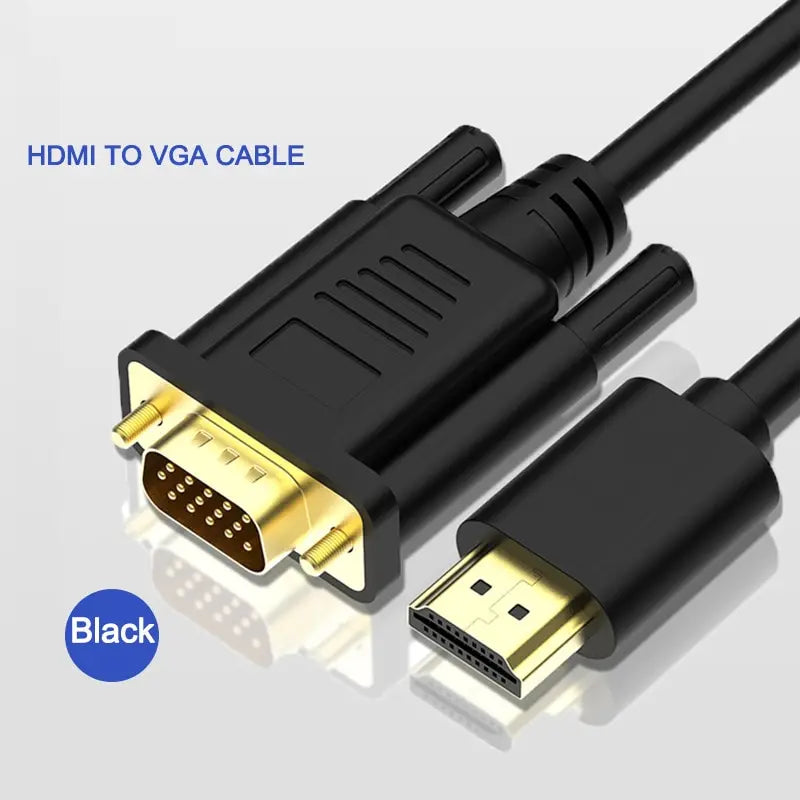 HDTV Male VGA 1080P 60Hz HD Compatible Cable Adapter Digital Analog Zpaxo