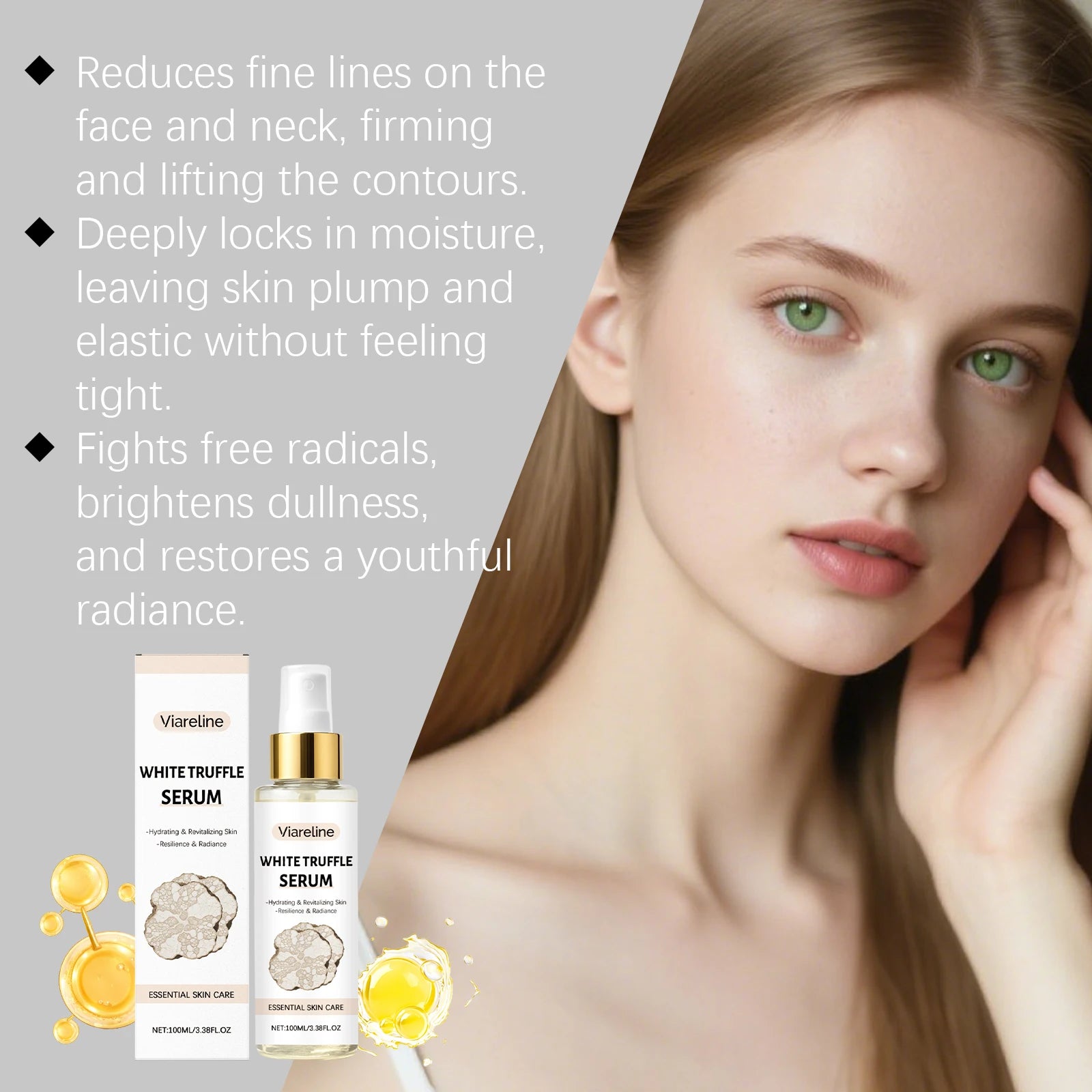 Viareline Face & Neck Fine Line Spray – Tighten & Hydrate Anti-Aging Face Spray Zpaxo