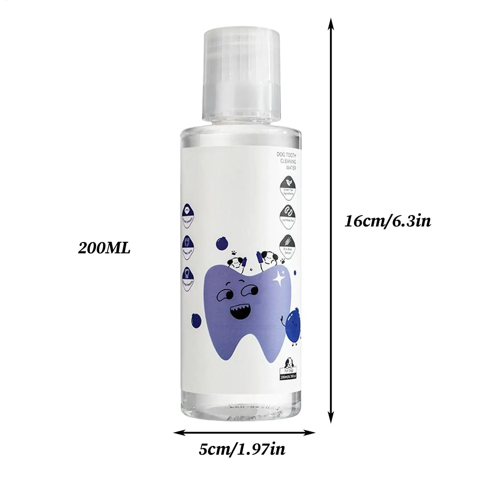 Dog Dental Water Additive Fresh Breath Teeth Care Solution Plaque