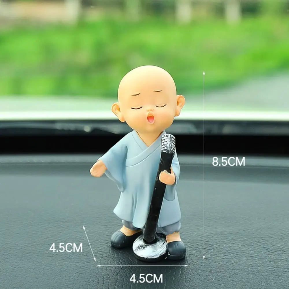 Resin Monks Action Figure Monk Decoration Band Figurines Car Zpaxo
