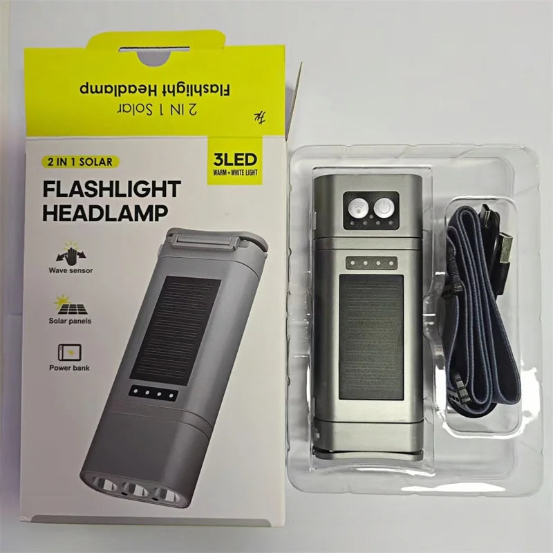 SHINEKNOT Flashlight Headlight & Power Bank – Night Fishing Light Flashlight Headlight Zpaxo
