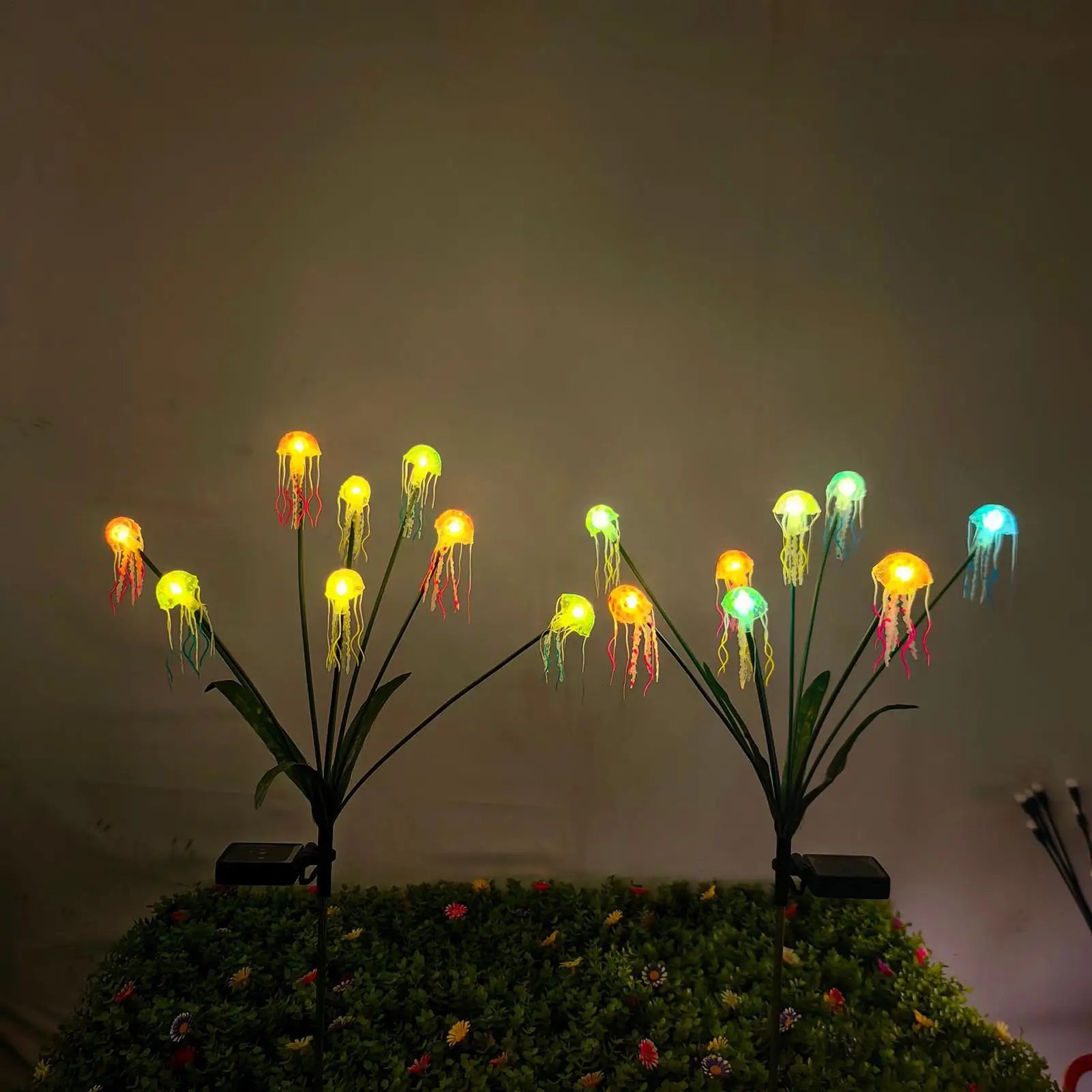 Garden Solar Lights Jellyfish Design Waterproof Pathway Lighting