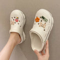 Women's Cute EVA Clogs Two-way Wear Comfortable Slip-on Beach Shoes