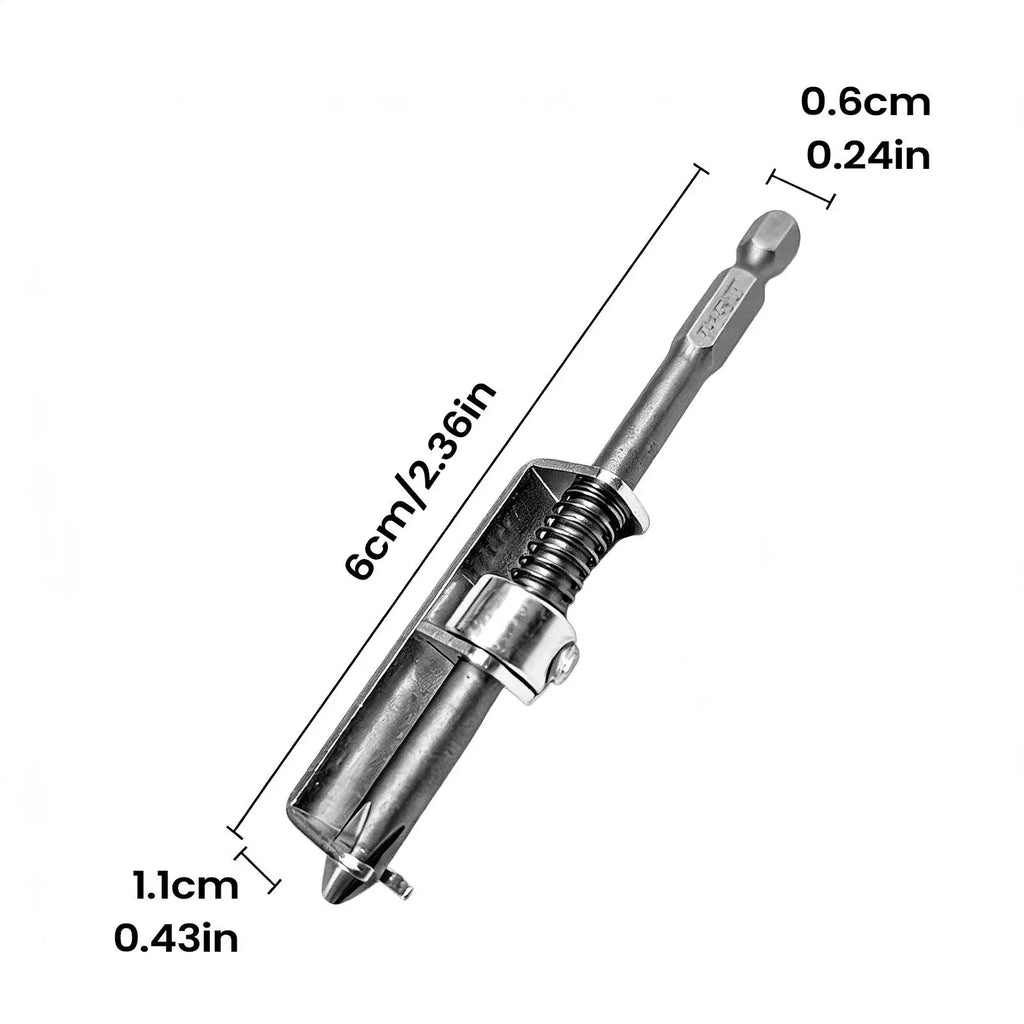 Screw Bit Holder Spring-Loaded Screw Holder Bit Retaining Adapter Tool Quick Release Attachment For Garage Repair Hardware Home Zpaxo