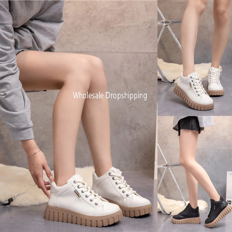 2023 Korean Version Autumn Winter All-in-one Shoes Students Increase Zpaxo